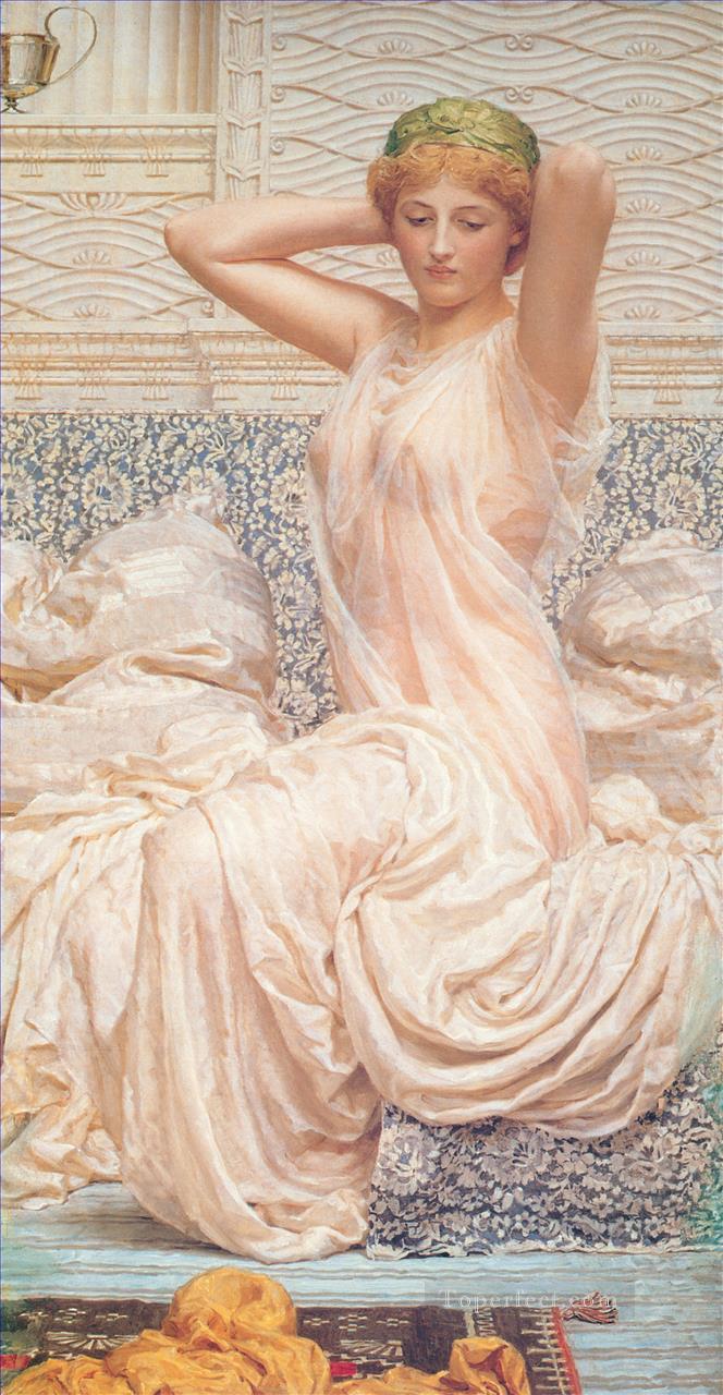 アルバート・シルバーの女性像 アルバート・ジョセフ・ムーア油絵